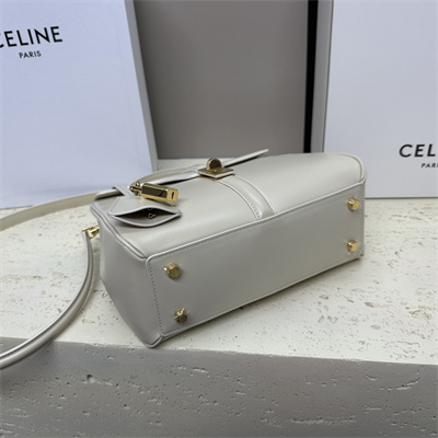 Ce**e small 16 bag in satined calfskin grey