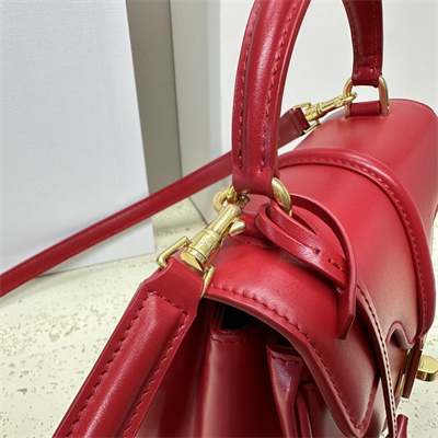 Ce**e mini 16 bag in satined calfskin red