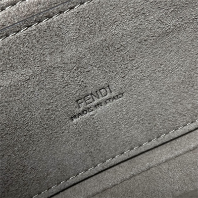 Fen.di BAGUETTE Phone Pouch FF Fabric Brown