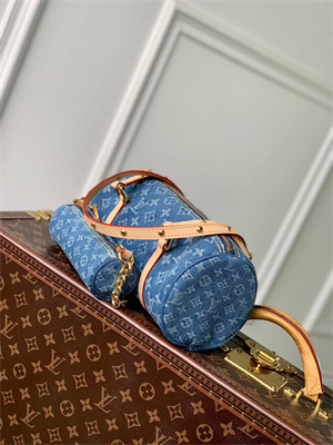 L.V Papillon Monogram Denim canvas M46830