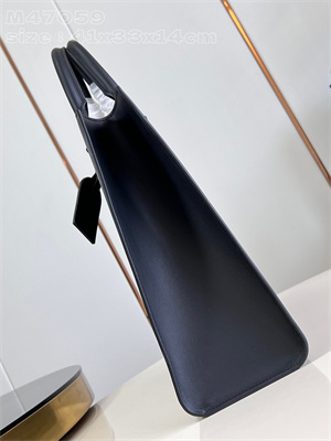 L.V Sac Plat 24H Monogram Eclipse coated canvas M47059