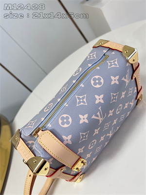 L.V SIDE TRUNK MM Monogram coated canvas Parisian M12428