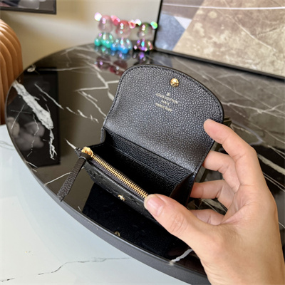 L.V Rosalie Coin Purse Monogram Empreinte Black M81520