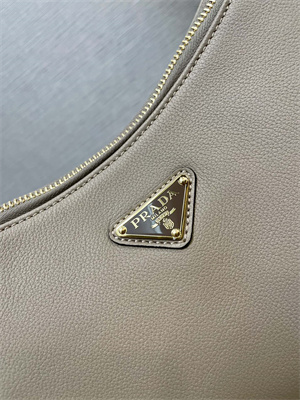 Pra*a aimée large leather shoulder bag travertine color 1bc228