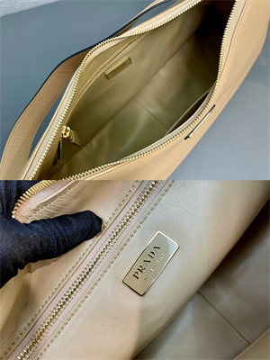 Pra*a aimée large leather shoulder bag 1bc228