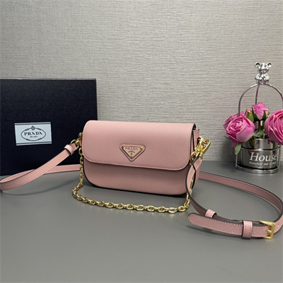 Pra*a saffiano leather mini-bag pink color 1bd356