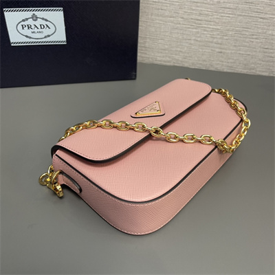 Pra*a saffiano leather mini-bag pink color 1bd356