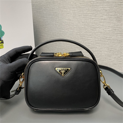 Pra*a odette leather mini-bag black color 1bh203