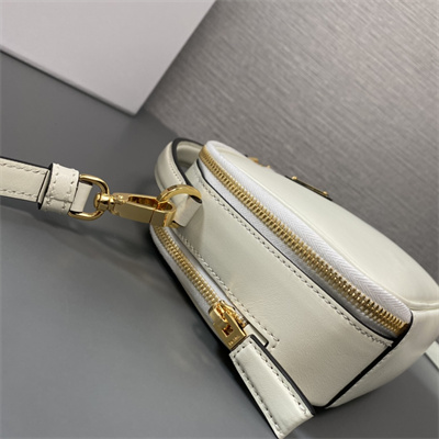 Pra*a odette leather mini-bag white color 1bh203