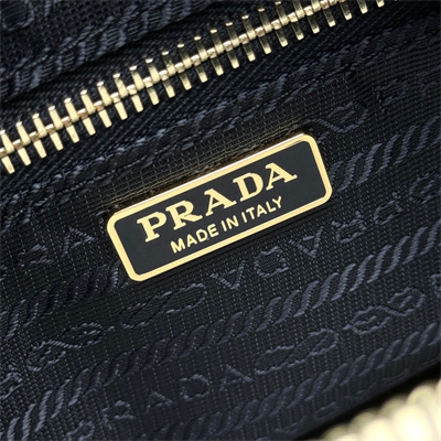 Pra*a re-edition 1978 re-nylon and saffiano leather mini shoulder bag black 1bh218
