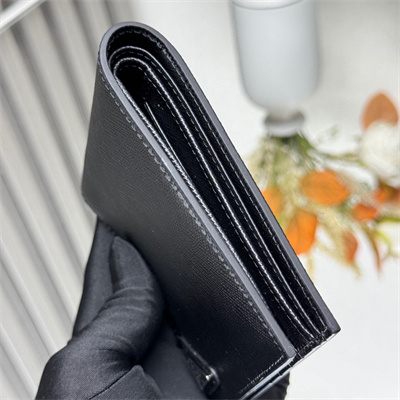 Pra*a saffiano leather wallet black 2m0513