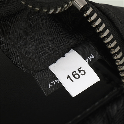 Pra*a re-nylon and saffiano leather shoulder bag black 2vh172