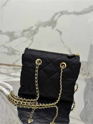 Pra*a Pra*a re-edition 1995 chaîne re-nylon tote bag black 1bg468