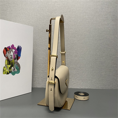 Pra*a arqué leather shoulder bag with flap1bd365