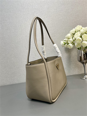 Pra*a leather mini tote bag clay 1bg539