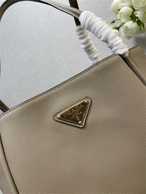 Pra*a leather mini tote bag clay 1bg539