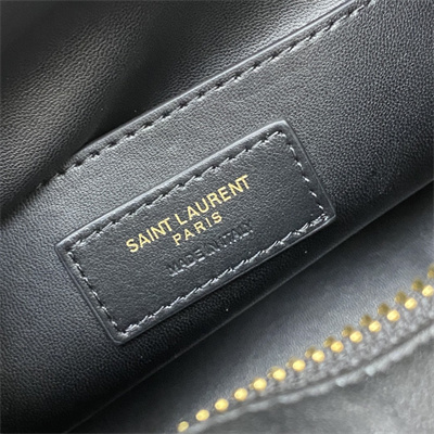 Y.S.L Aphile Leather Mini Bucket Bag Black And Brown