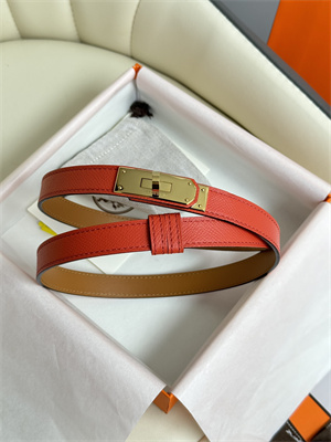 H**mes kelly 18 belt epsom leather gold hardware watermelon red