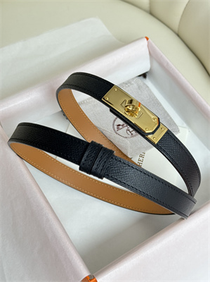 H**mes kelly 18 belt epsom leather gold hardware black