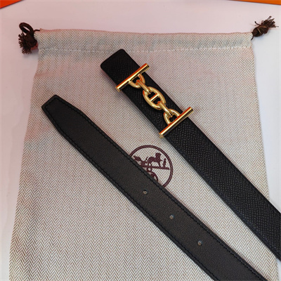 H**mes lagune belt buckle & herm??s sur mer reversible epsom leather strap gold hardware strap 25mm black
