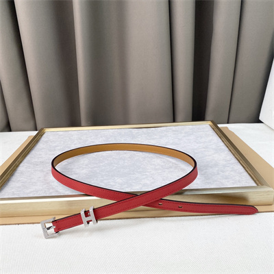 H**mes pop h guillochee 15 belt 15mm cowhide red