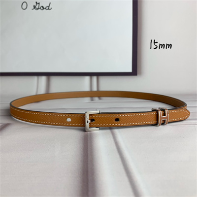 H**mes pop h 15 belt empsom leather brown