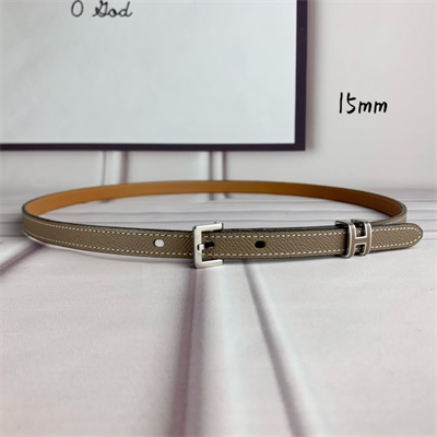 H**mes pop h 15 belt empsom leather etoupe/brown