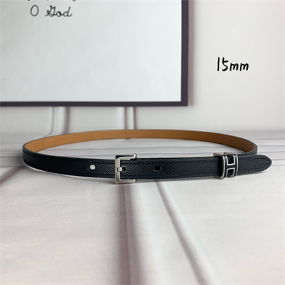 H**mes pop h 15 belt empsom leather black/brown