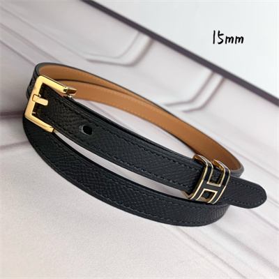 H**mes pop h 15 belt empsom leather black/brown