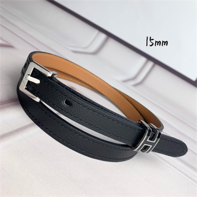 H**mes pop h 15 belt empsom leather black/brown