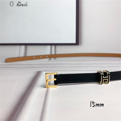 H**mes pop h 15 belt empsom leather black/brown