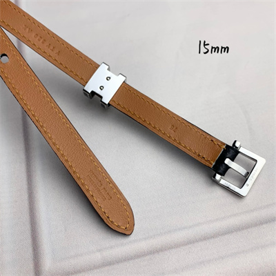 H**mes pop h 15 belt empsom leather black/brown
