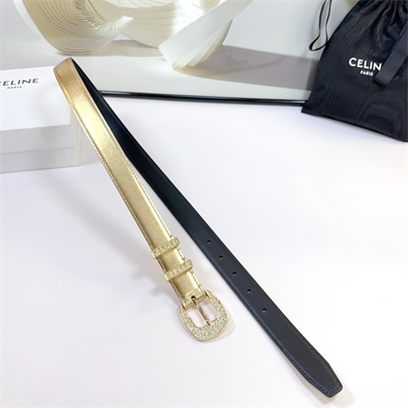 Ce**e belt 25mm calfskin in gold color