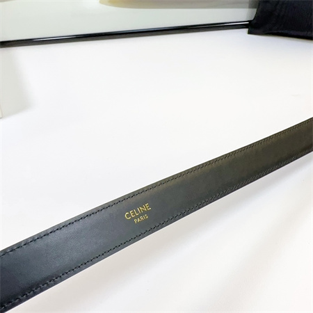 Ce**e belt 25mm calfskin in silver color