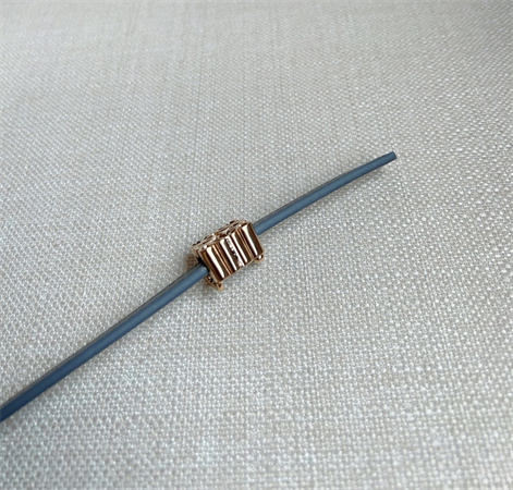 L0ew* belt in calfskin 10mm gold hardware blue