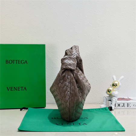 BV Small Jodie In Lambskin Leather Taupe Grey Color