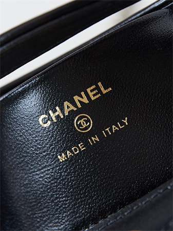 Cha.nel 31 Nano Chain Bag Lambskin Gold Tone Metal Brown/Black AS3656