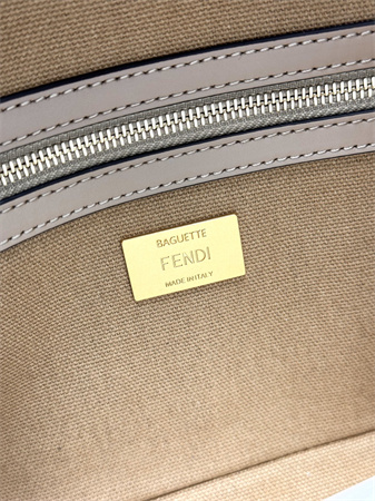 Fen.di Baguette Multicolor FF Canvas Bag