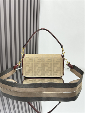 Fen.di Baguette FF Canvas Bag