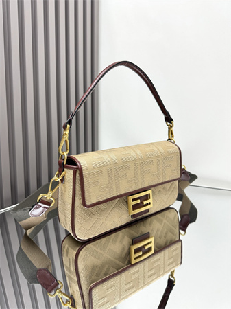 Fen.di Baguette FF Canvas Bag