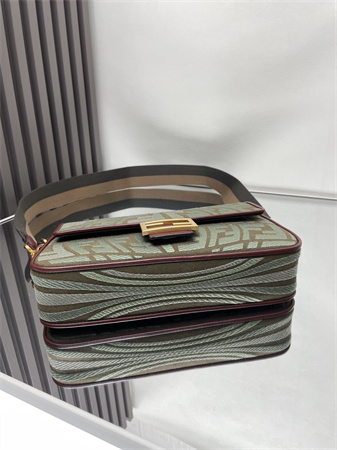 Fen.di Baguette FF Canvas Bag