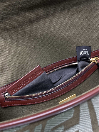 Fen.di Baguette FF Canvas Bag