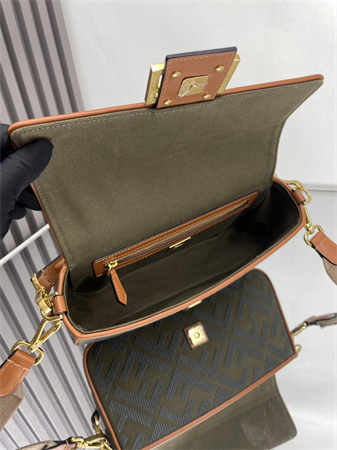 Fen.di Baguette FF Canvas Bag
