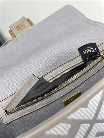 Fen.di Baguette FF Canvas Bag