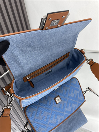 Fen.di Baguette FF Canvas Bag