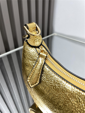 F**digraphy nano leather bag gold