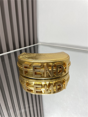 F**digraphy nano leather bag gold