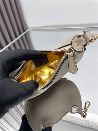 F**digraphy nano leather bag dove grey