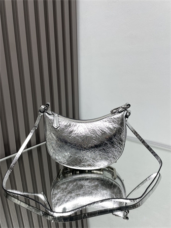 F**digraphy mini leather bag silver/silver