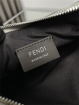 F**digraphy mini leather bag silver/silver